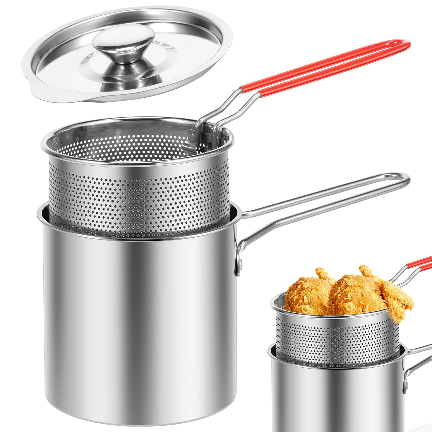 Premium Frying Pot with Basket